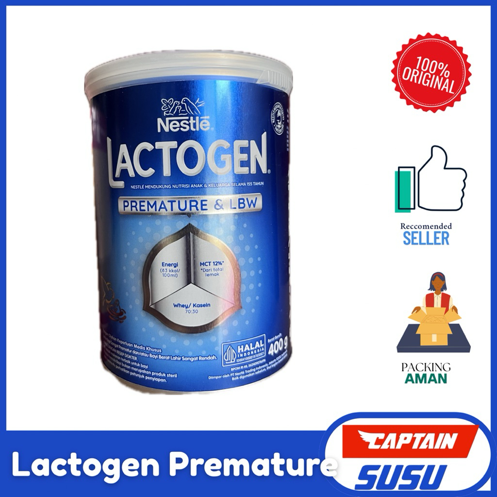 Lactogen Premature & BBLR 400g - Susu Formula Medis untuk Bayi Prematur dan BBLR