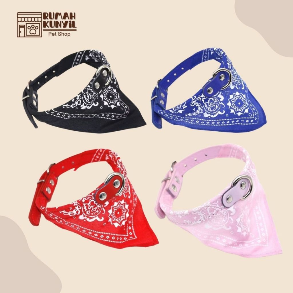 KALUNG SYAL SEGITIGA UNTUK KUCING