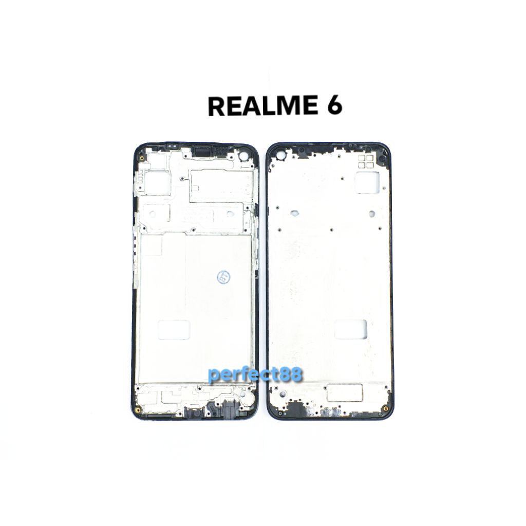 FRAME LCD REALME 6 - MIDDLE FRAME - TULANGAN - DUDUKAN LCD