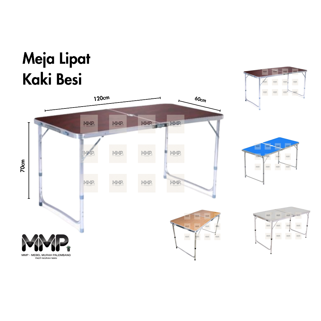Meja Lipat Kaki Stainless | Meja Lipat Murah Palembang
