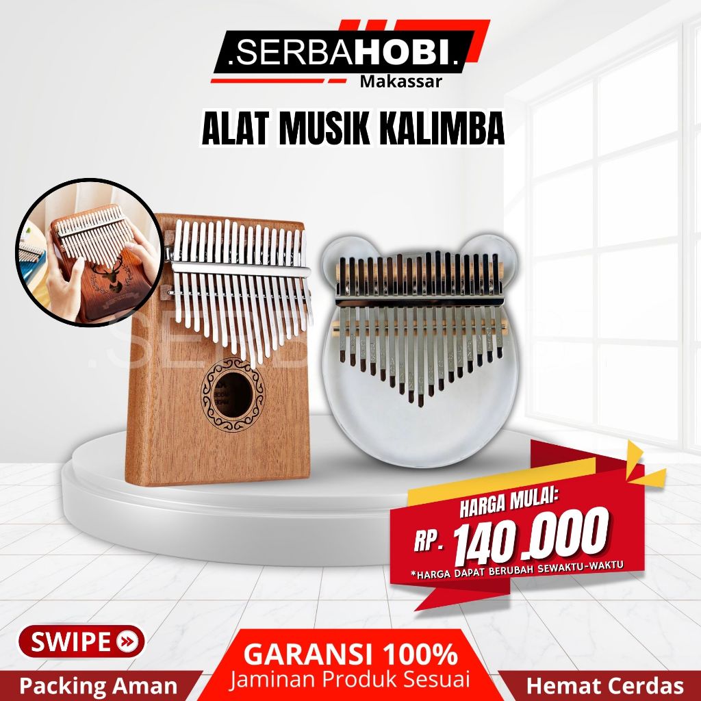ALAT MUSIK KALIMBA KAYU / KALIMBA BENING HARGA MURAH