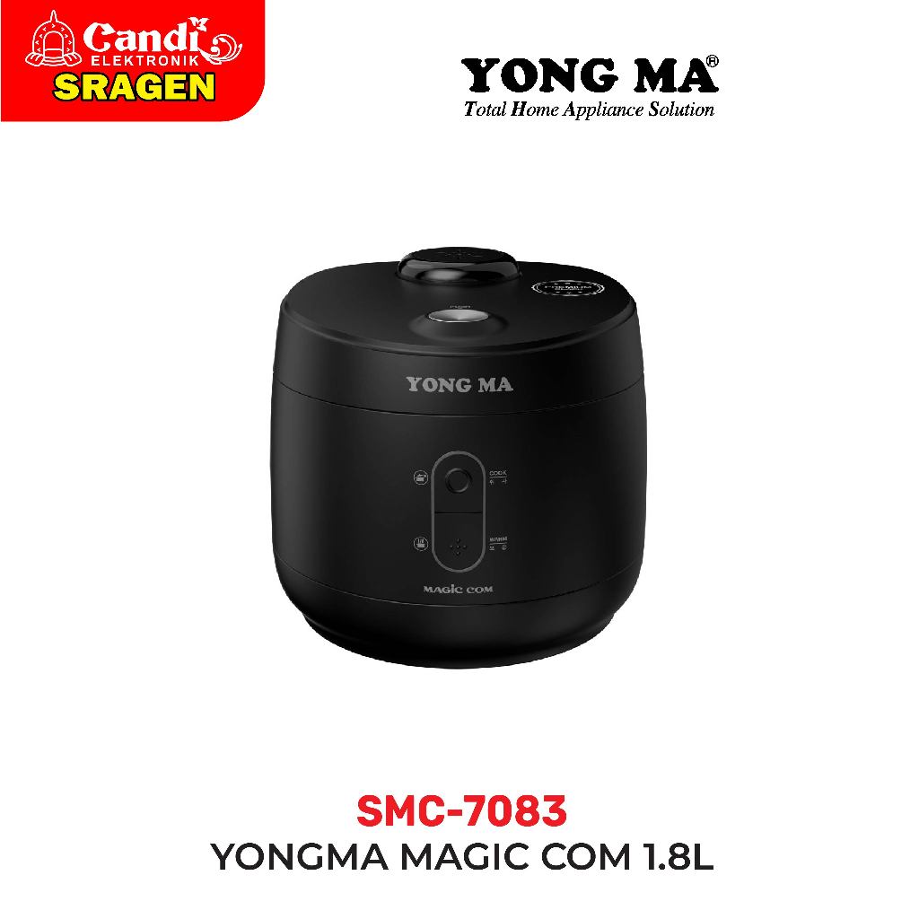 YONGMA MAGIC COM 1,8 Liter 3D Heating - SMC-7083-BLACK