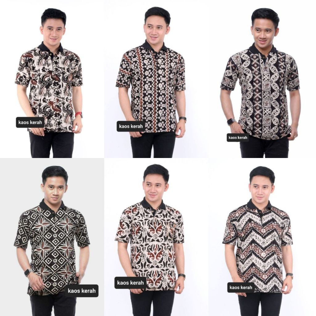 KAOS KERAH CAP BATIK