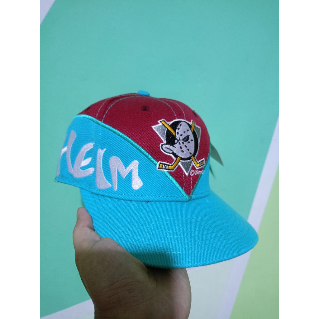 Topi Snapback V Cut Mighty Ducks