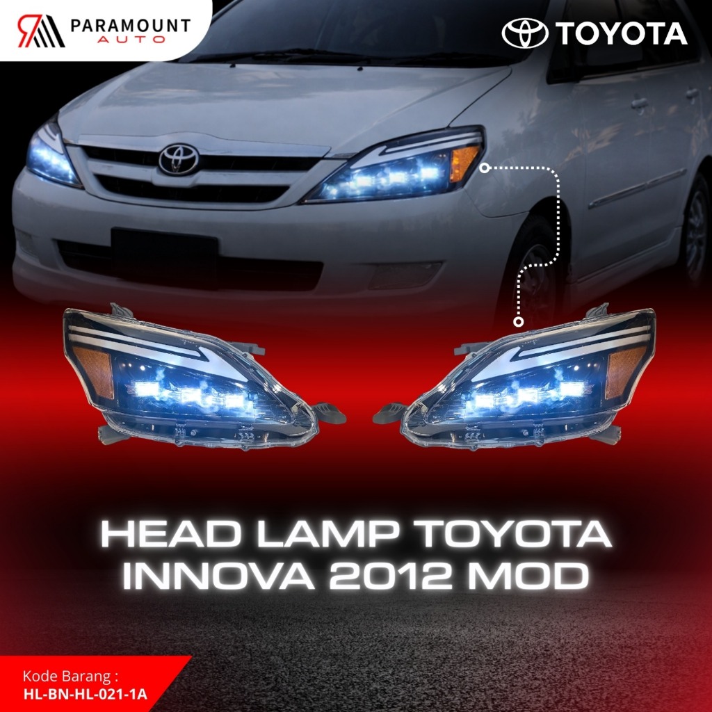 Paramount Auto Head LampToyota Innova 2012 MOD