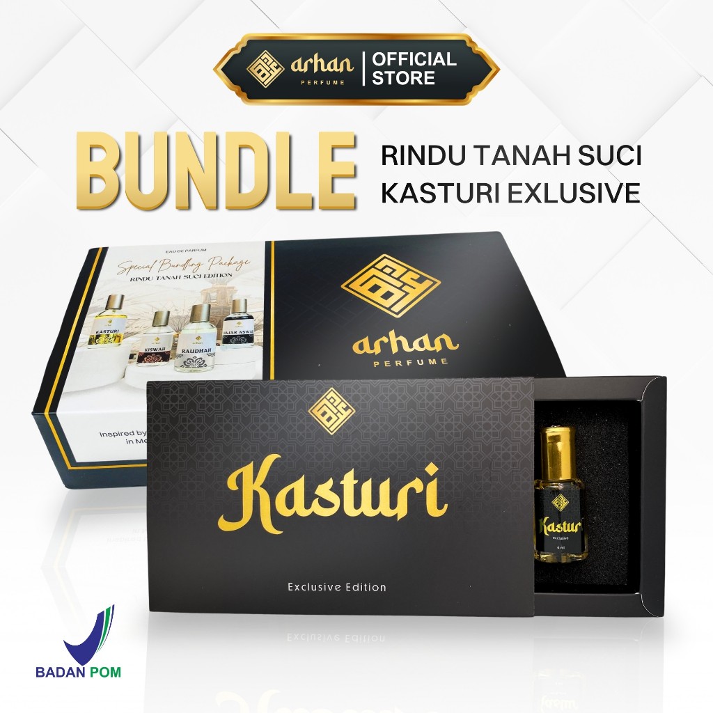 [ 2 Paket ] Bundling Rindu Tanah Suci Series & Kasturi Exlusive by ARHAN
