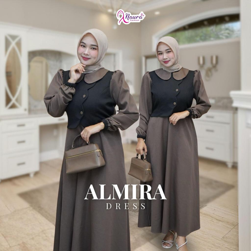 Almira Dress - Gamis Rompi Muslim Wanita