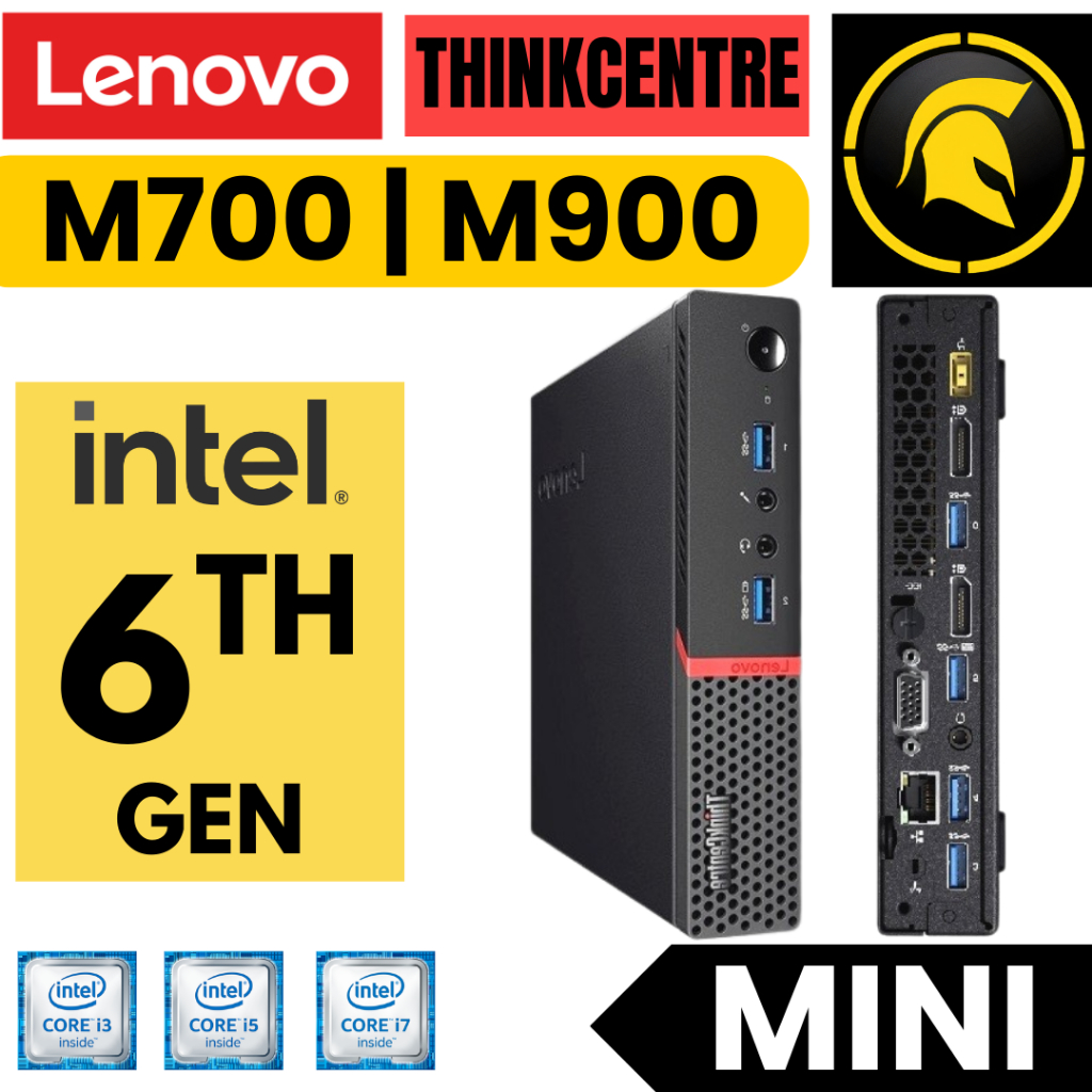 Lenovo ThinkCentre M700 Mini Intel Core i3 / i5 / i7 6th Gen PC M900 Mini / Tiny LGA 1151