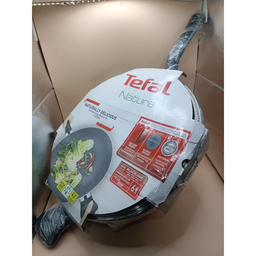Tefal Natura wokpan 32cm with Lid B2269495
