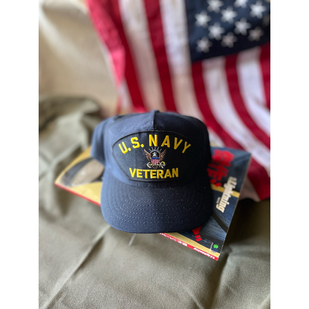 us navy vintage cap by eagle crest not rope hat