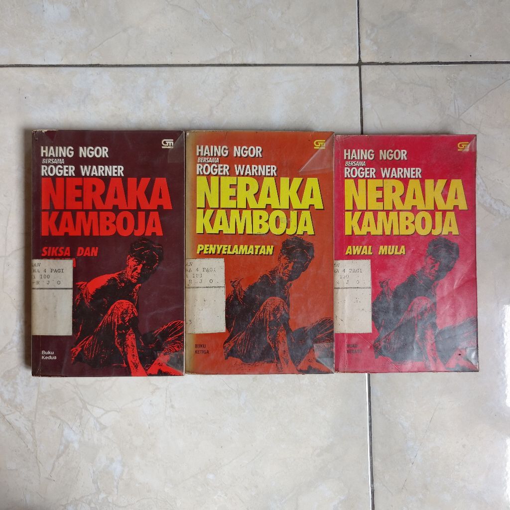 Novel Haing Ngor Roger Warner Neraka Kamboja fullset 1-3