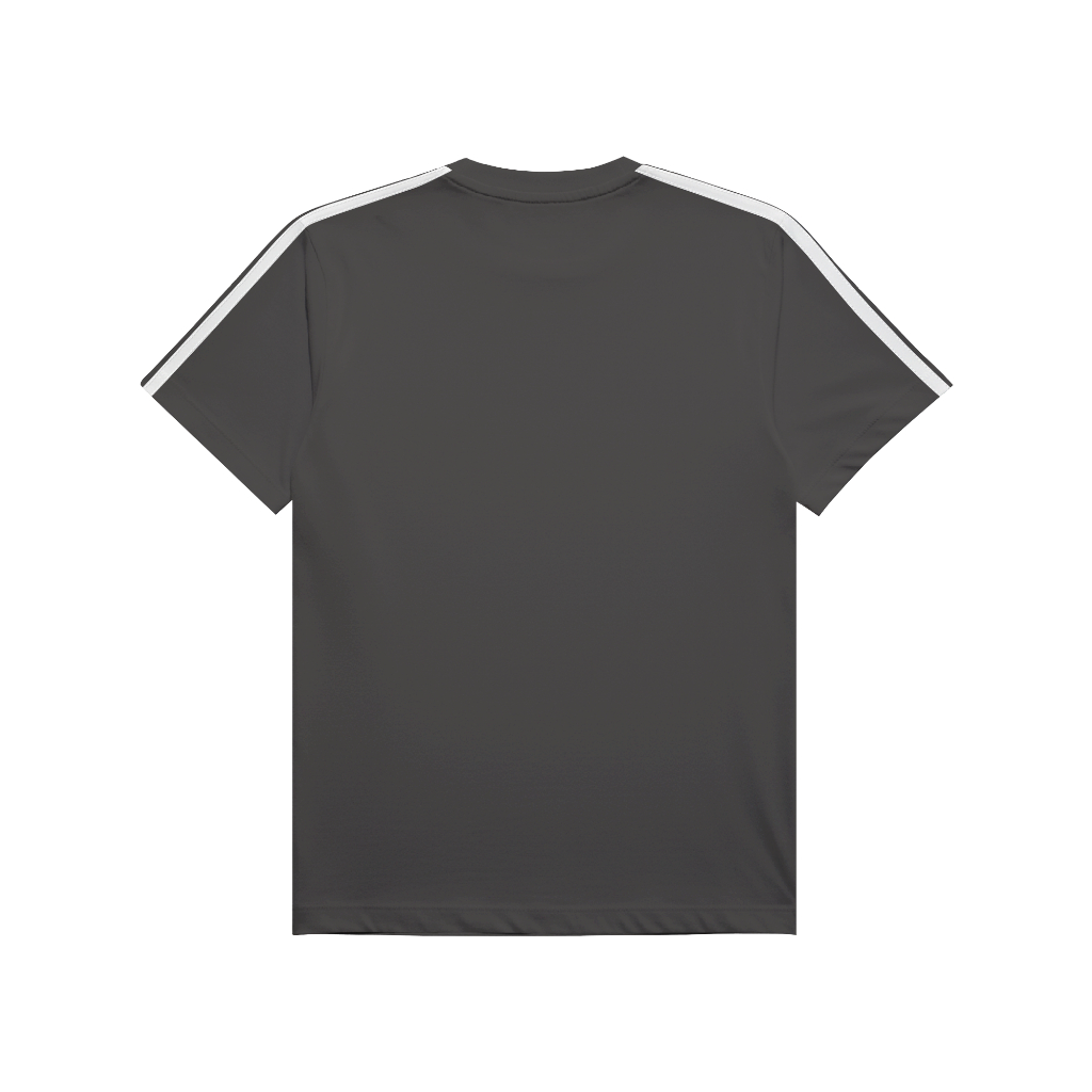 RWDMAN - Cotton BCI T-Shirt Line Stripe Pria Regular Basic S. White