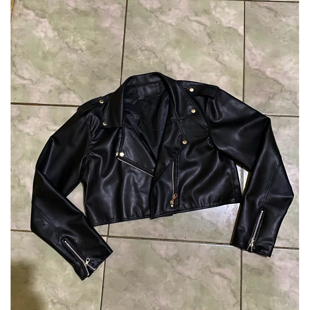 PRELOVED JAKET KULIT MOTORCYCLE