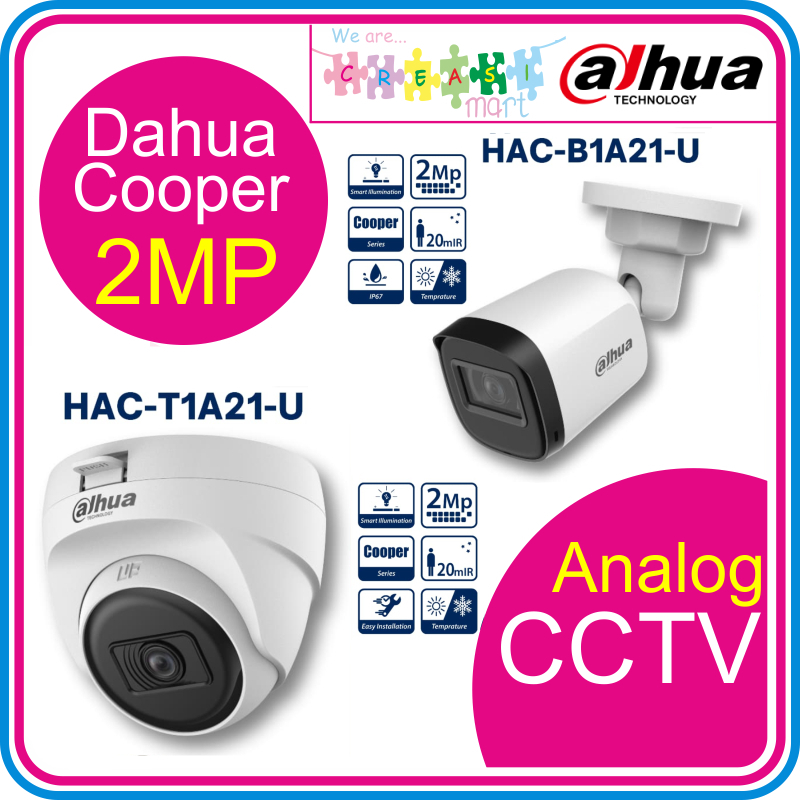 Dahua Camera CCTV Analog INDOOR & OUTDOOR Berbagai Type Model