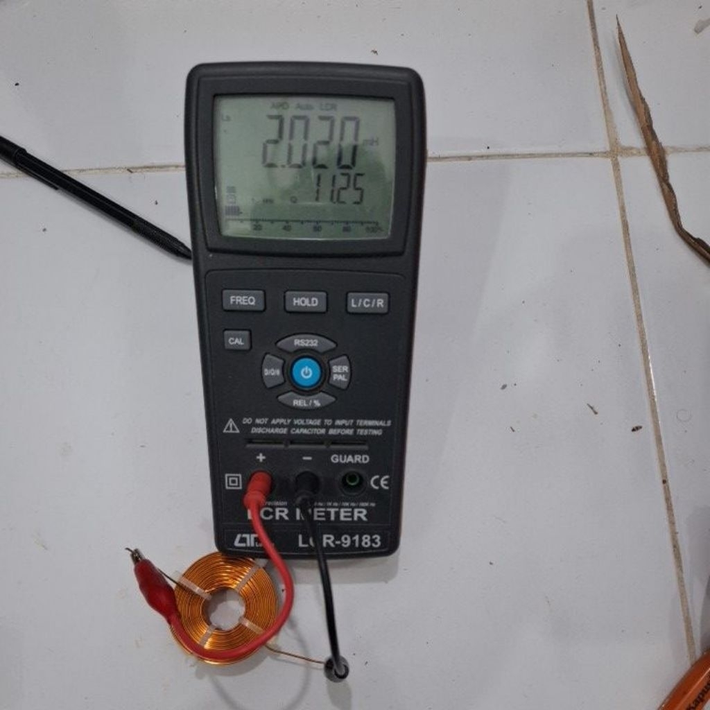 induktor coil lilitan crossover pasif 2mh 0,8mm