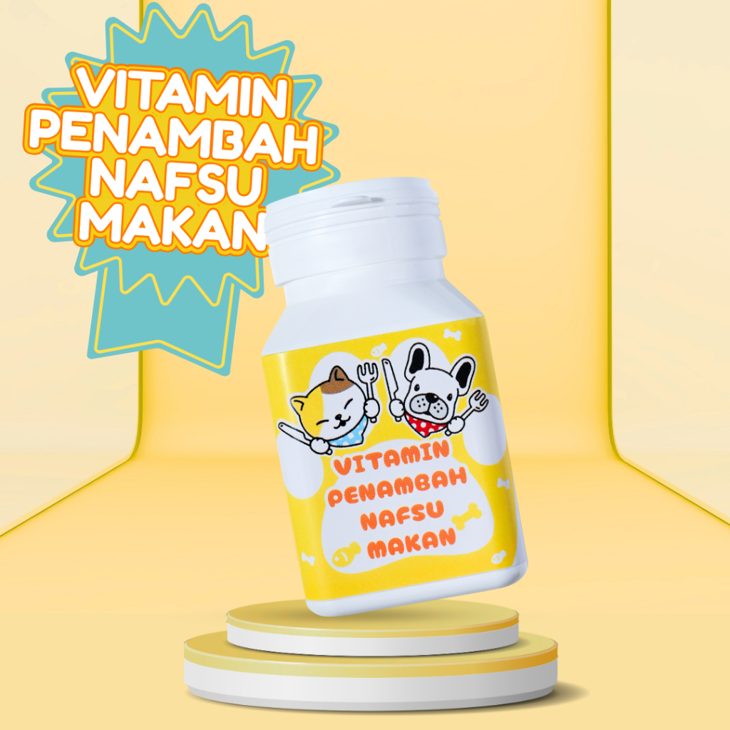 Vitamin Penambah Nafsu Makan Bubuk | Suplemen Kucing Anjing