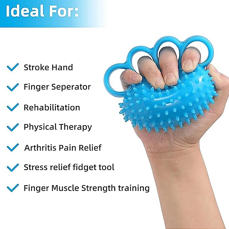 Bola Terapi Tangan Stroke Berduri Pijat Terapi Tangan Rehabilitasi Pijat | Bisa COD