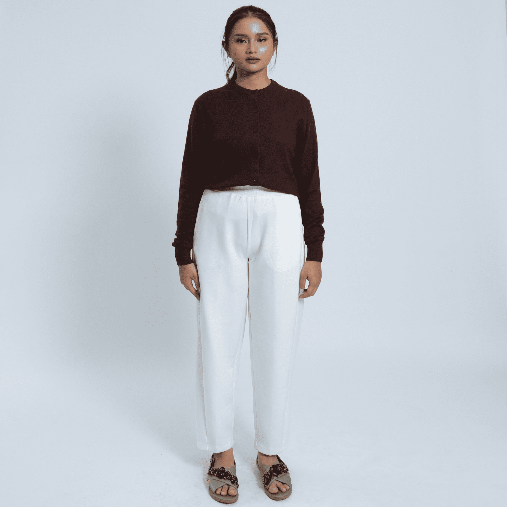 GIYOMI ID - Barrel Pants / Celana Wanita / Celana Bahan Scuba Premium
