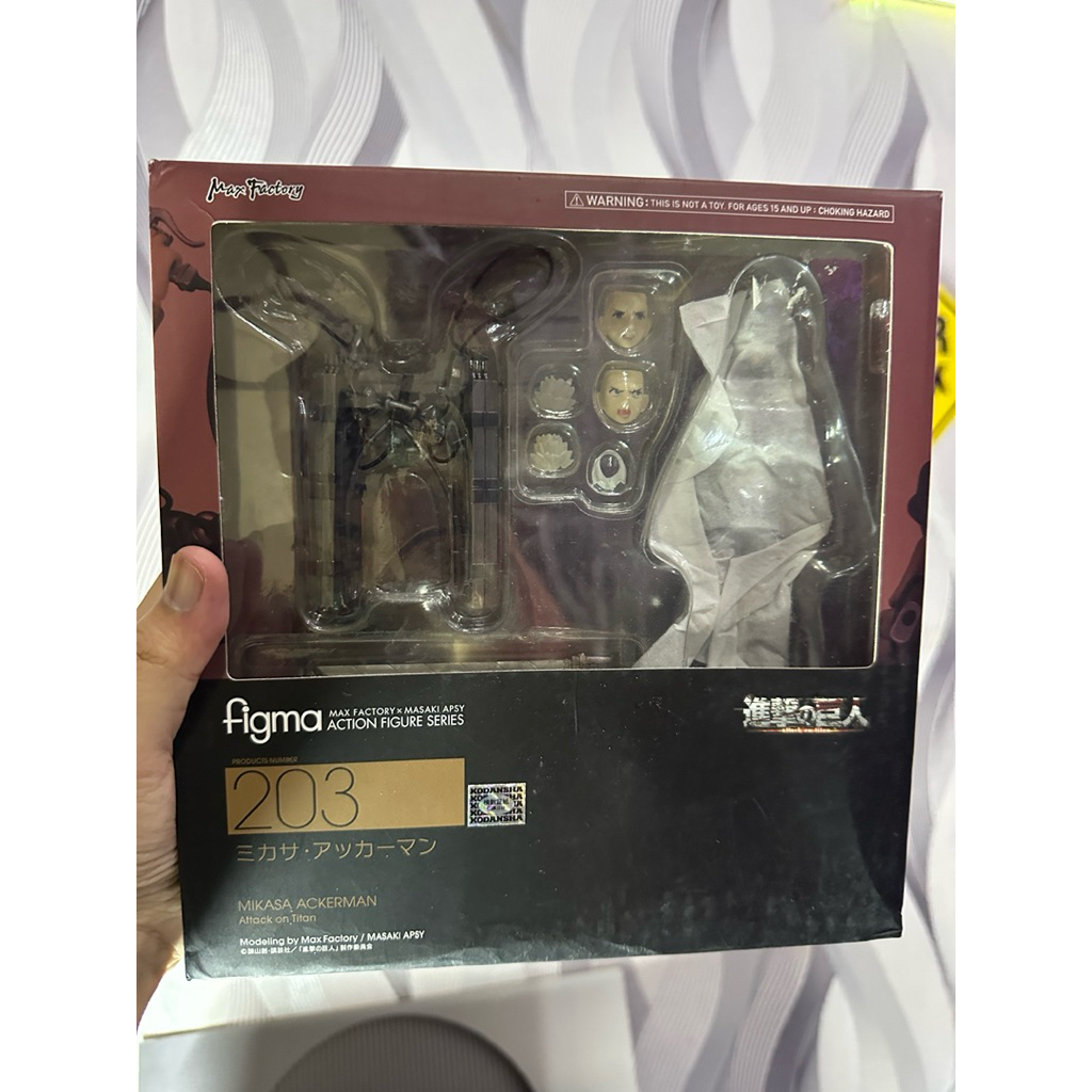 Figma Attack On Titan - Mikasa Original