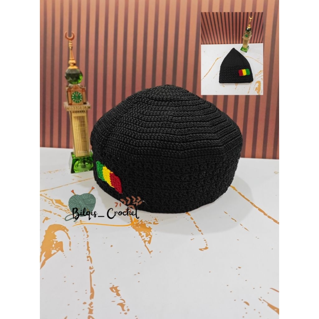 peci rajut //Peci rajut Pria muslim // peci Rajut Handmade