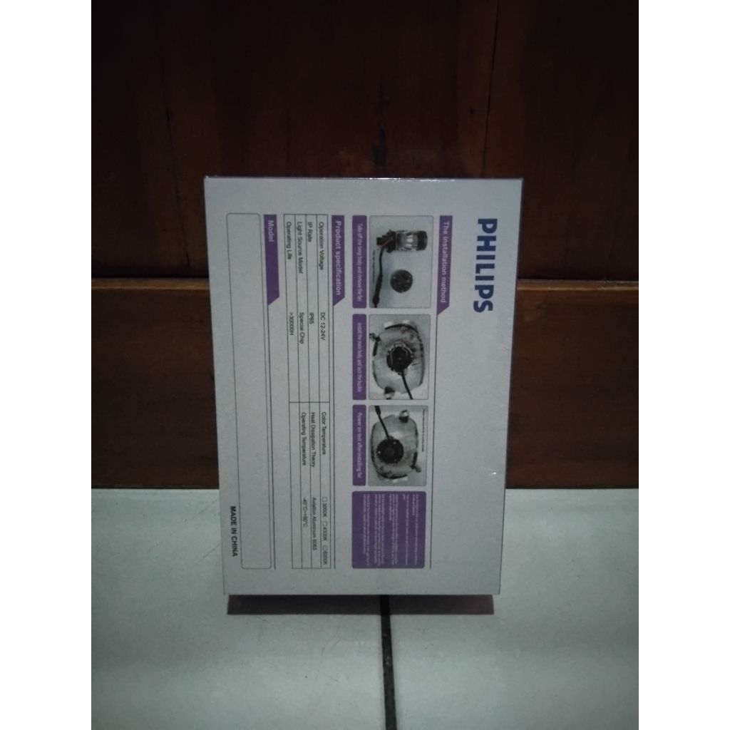 Lampu Mobil Philips LED 100Watt Ukurah H4