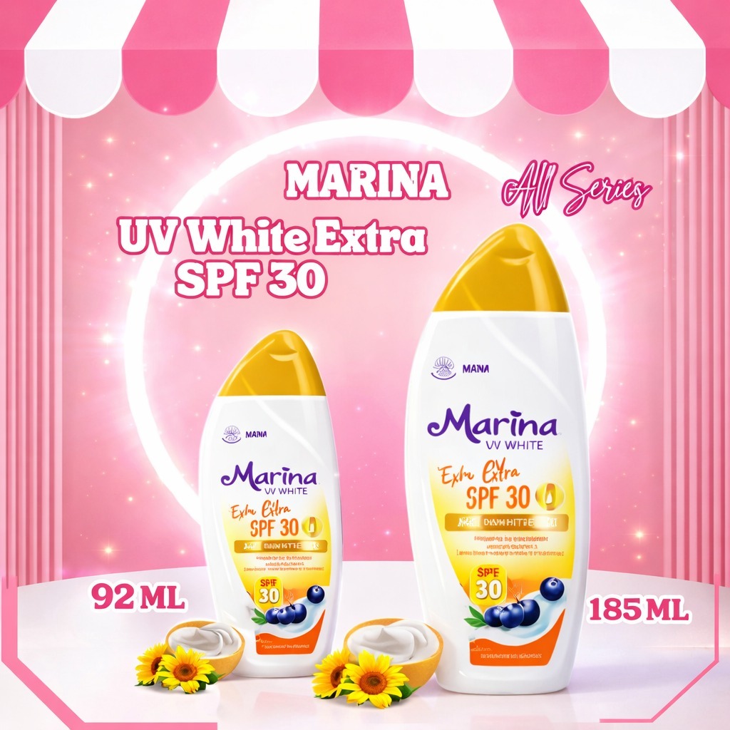 Marina Hand & body lotion UV White Extra SPF 30 Polution 185ml / 92ml