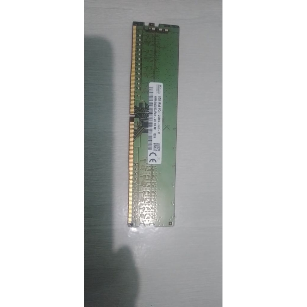 DDR4 8GB 2666MHZ bekas copotan cpu build up dell