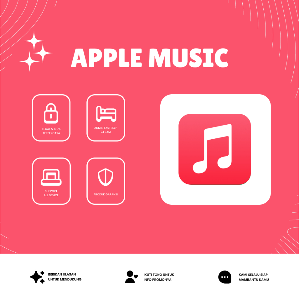 APPLE MUSIC PREMIUM 3 BULAN LANGSUNG JADI TANPA NUNGGU