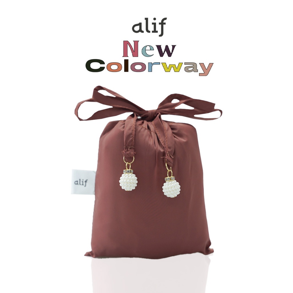 Alif Modern Wear - Mukena Mini Parasut Premium Korea Travel - Toffee
