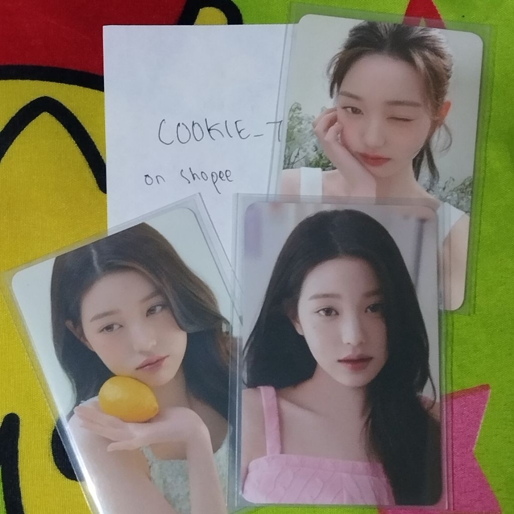 Photocard Jang Wonyoung Hapa Kristin Lemon PC