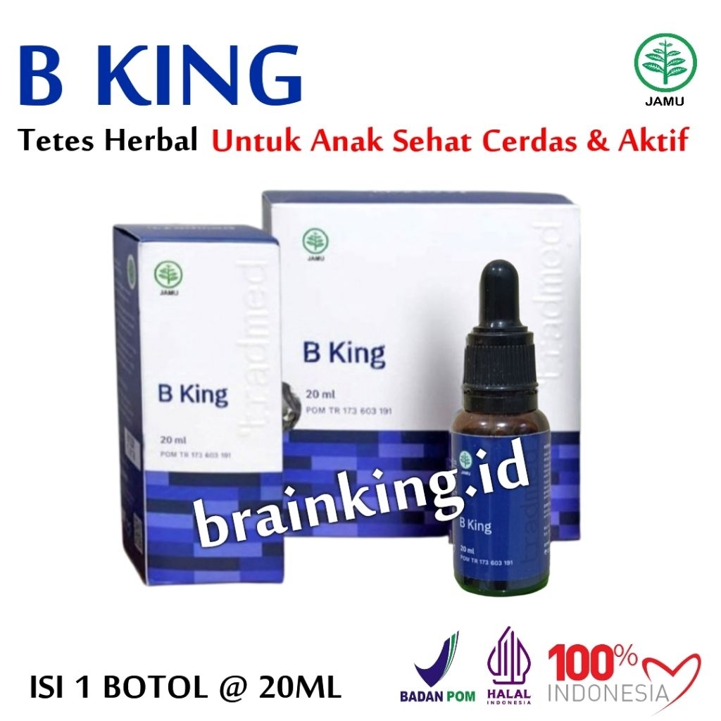 BKING - B KING - BRAINKING PLUS Speech Delay Original Isi 1 Botol