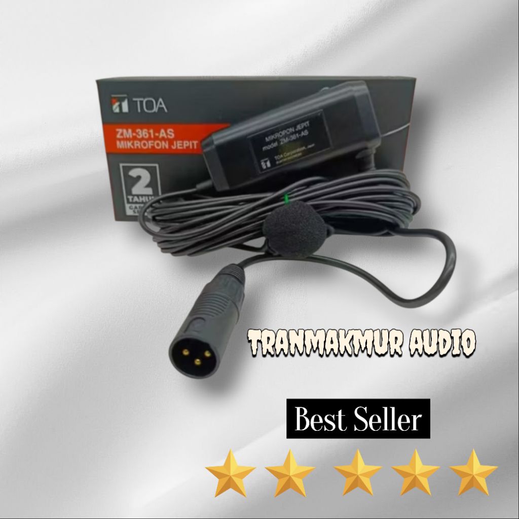 Mic jepit imam sholat xlr jack