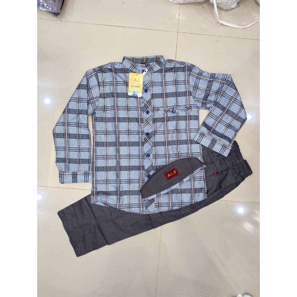 setelan koko anak BLOK By A&J lengan panjang/koko anak By A&J lengan panjang/koko kasual A&J panjang