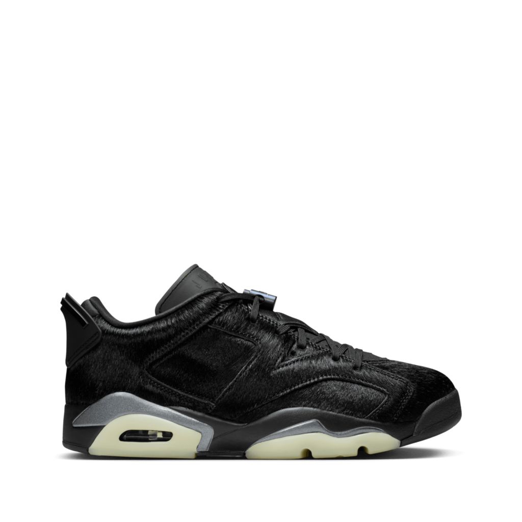 NIKE W AIR JORDAN 6 RETRO LOW BASKET BLACK - WOMEN SHOES ORIGINAL