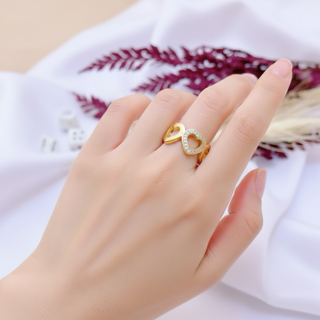 Cincin titanium wanita korean style