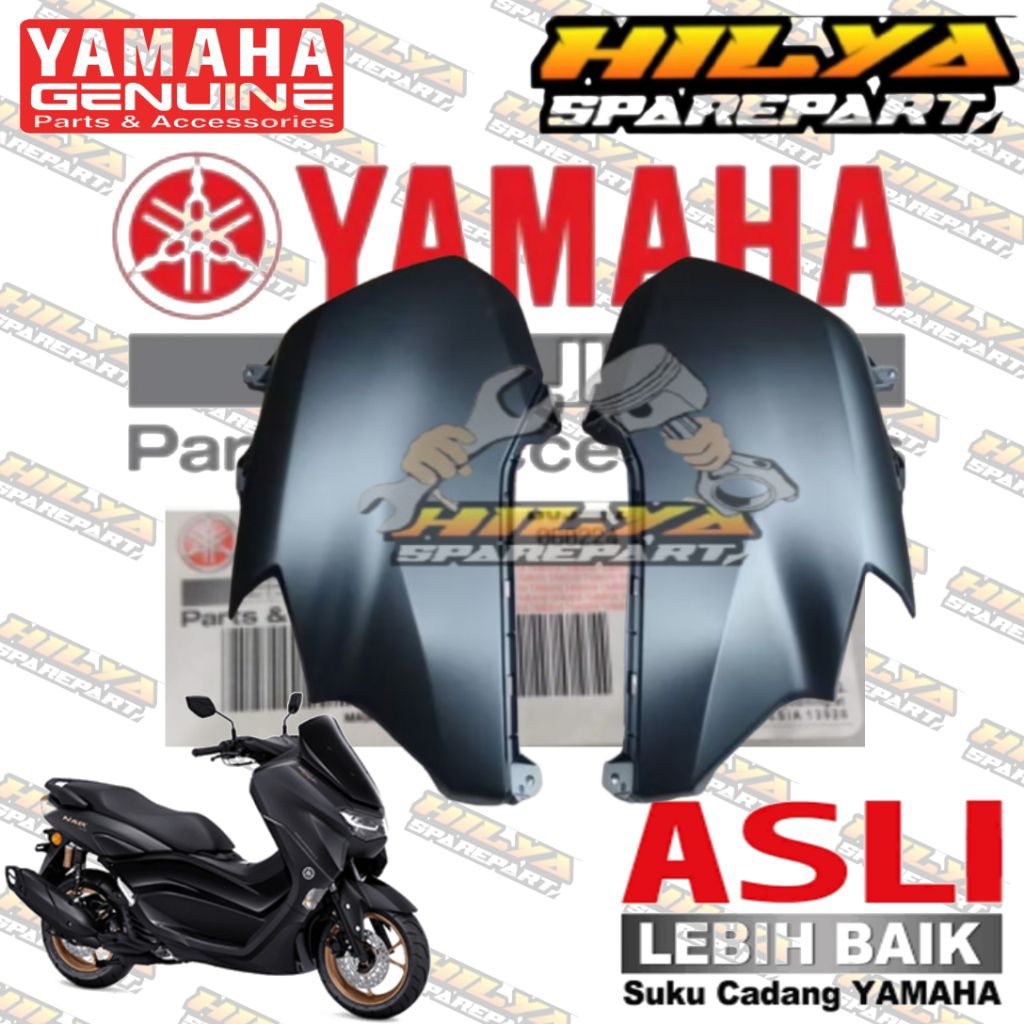 BODY COWLING SAYAP DEPAN NEW NMAX HITAM DOFF KANAN KIRI 2021-2023 ORIGINAL YAMAHA