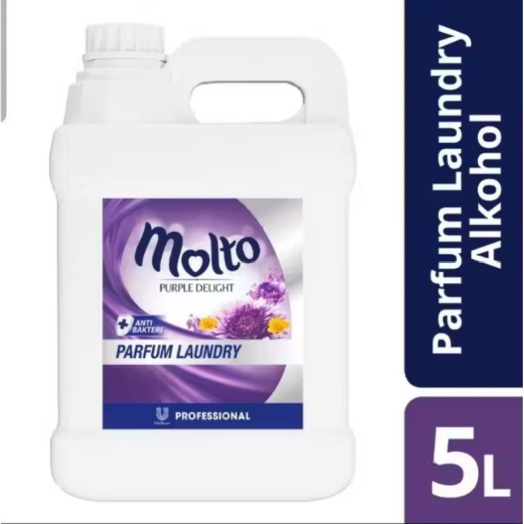 Molto softener Parfum Laundry 5 Liter - Aroma Tahan Lama, Perlindungan Higienis, Pengharum Praktis