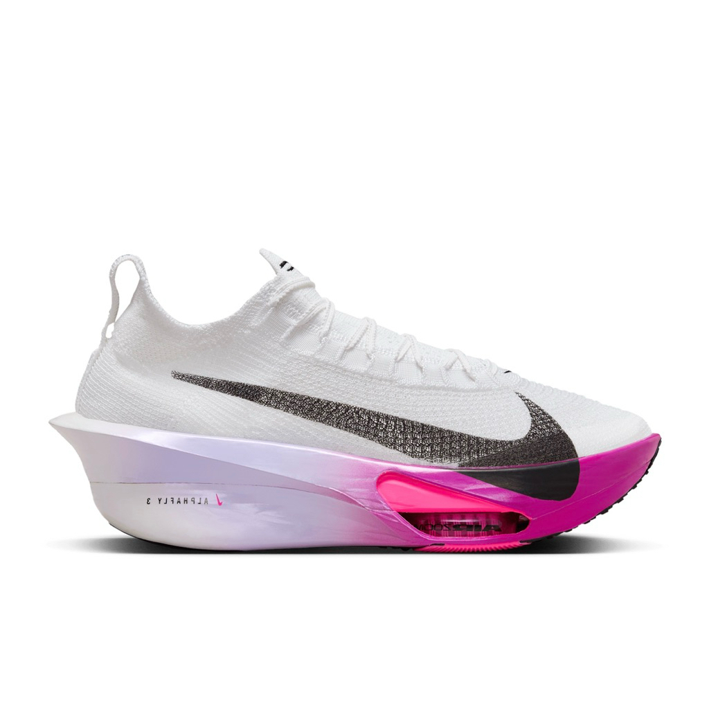 Sepatu Running Pria Zoom Alphafly Next% 3 White Pink