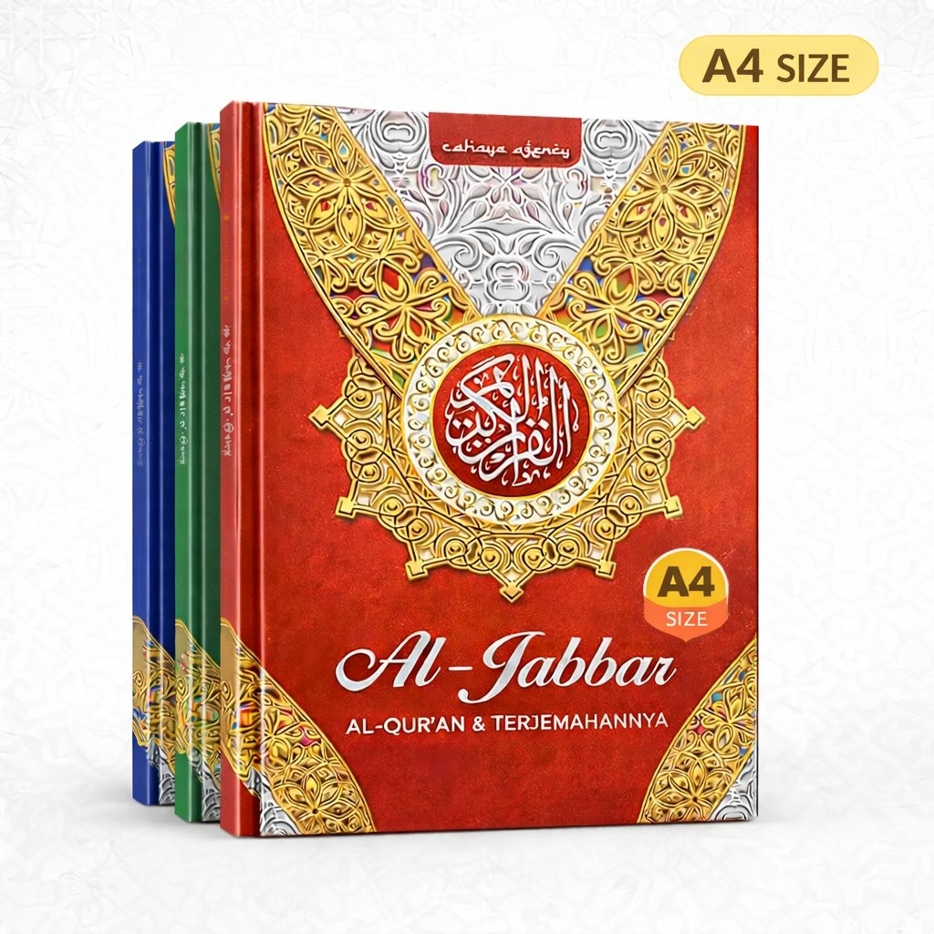 Mushaf Al-Quran Al Jabbar Al-Qur'an dan Terjemahannya ukuran Besar A4 HVS, AlQuran Murah untuk Wakaf