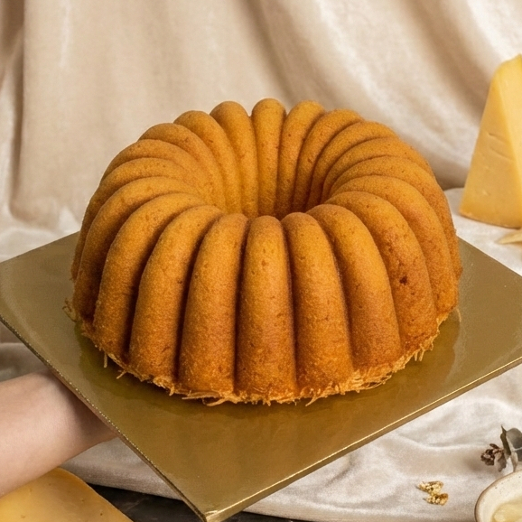 CAKE TAPE KEJU Panggang Premium | Bolu Jadul Spesial Butter Wisman Lembut Moist dan Topping Keju ukuran 24 cm by RaMaChef