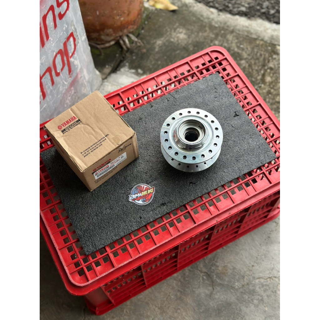 Tromol Depan RX King Original Baru Bubut Gilap CNC