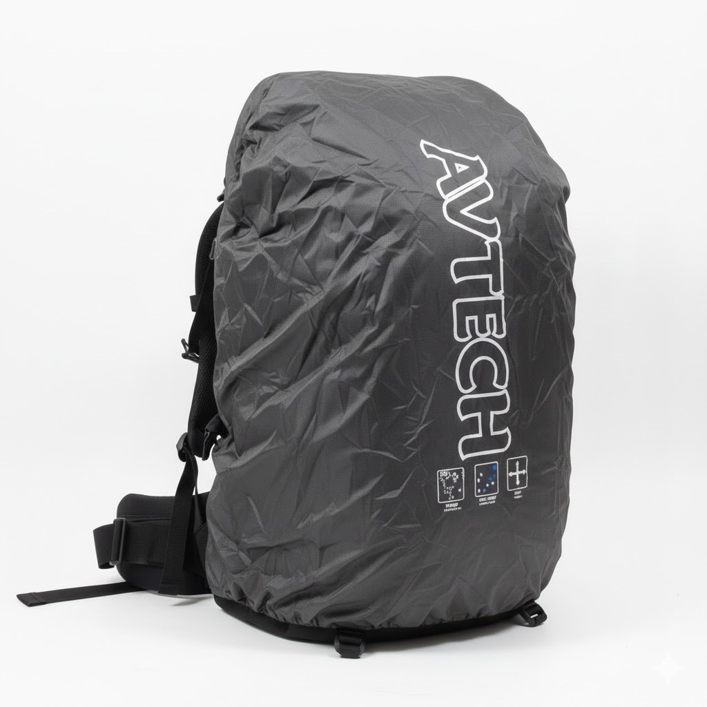AVTECH Rain Cover Bag 45 Liter Original - Mantel Pelindung Tas Gunung Daypack Carrier 45L Waterproof