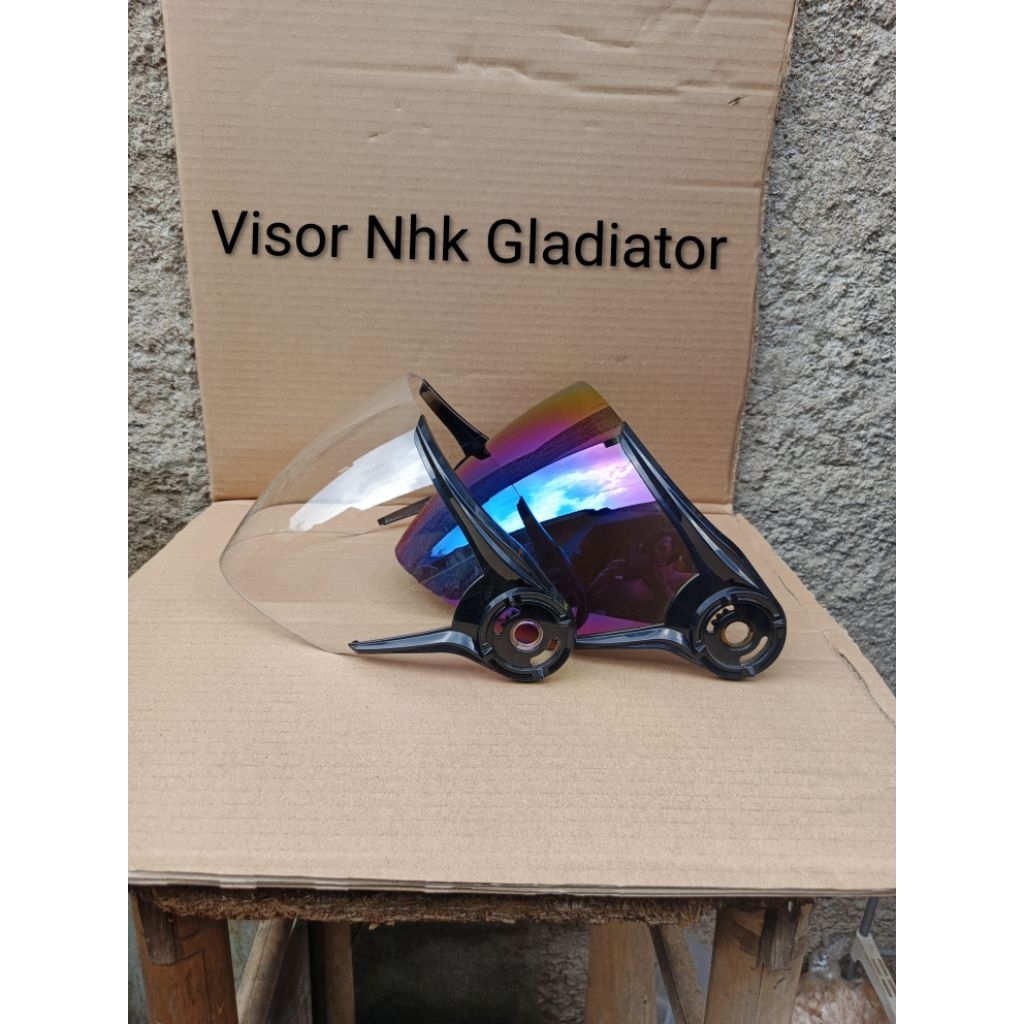 Visor Helm Nhk Gladiator Kaca Helm Nhk Gladiator