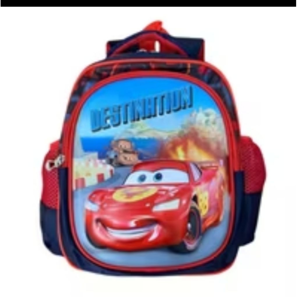 Tas ransel cars mobil anak tas ransel anak karakter cars mobil