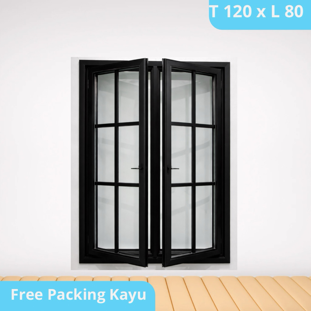 Jendela 2 Daun T 180 x L 100