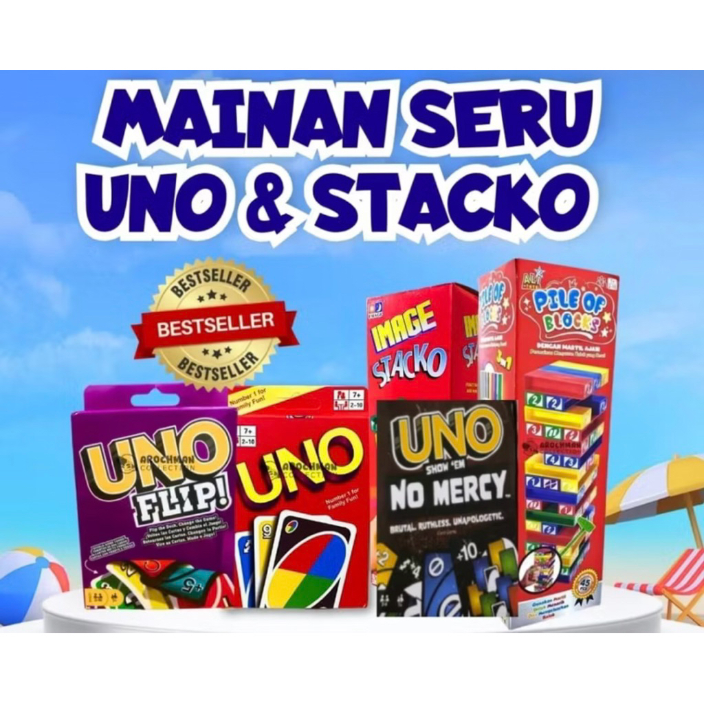 Kartu Permainan UNO Card Game Mainan Kartu Seru Untuk Keluarga dan Teman