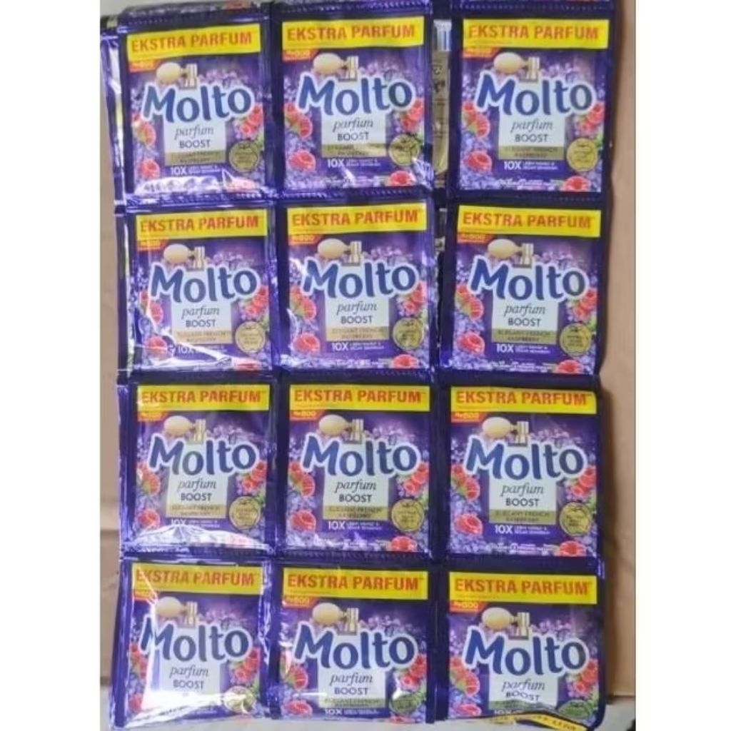 Molto Renceng Pewangi Pakaian 12 Sachet - elegant french raspberry