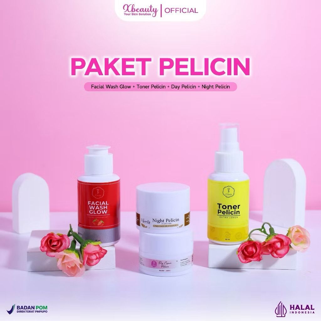 PAKET PELICIN WAJAH XBEAUTYSKIN