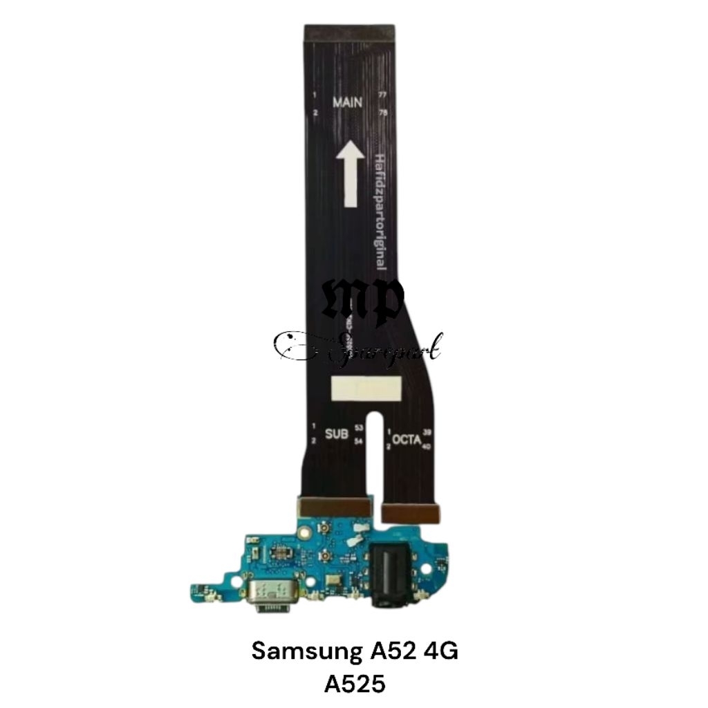 FLEXIBEL CHARGER SAMSUNG A52 4G A525 PAPAN CAS FULLSET IC + FLEXIBEL BOARD SAMSUNG A52 4G A525 SATU 