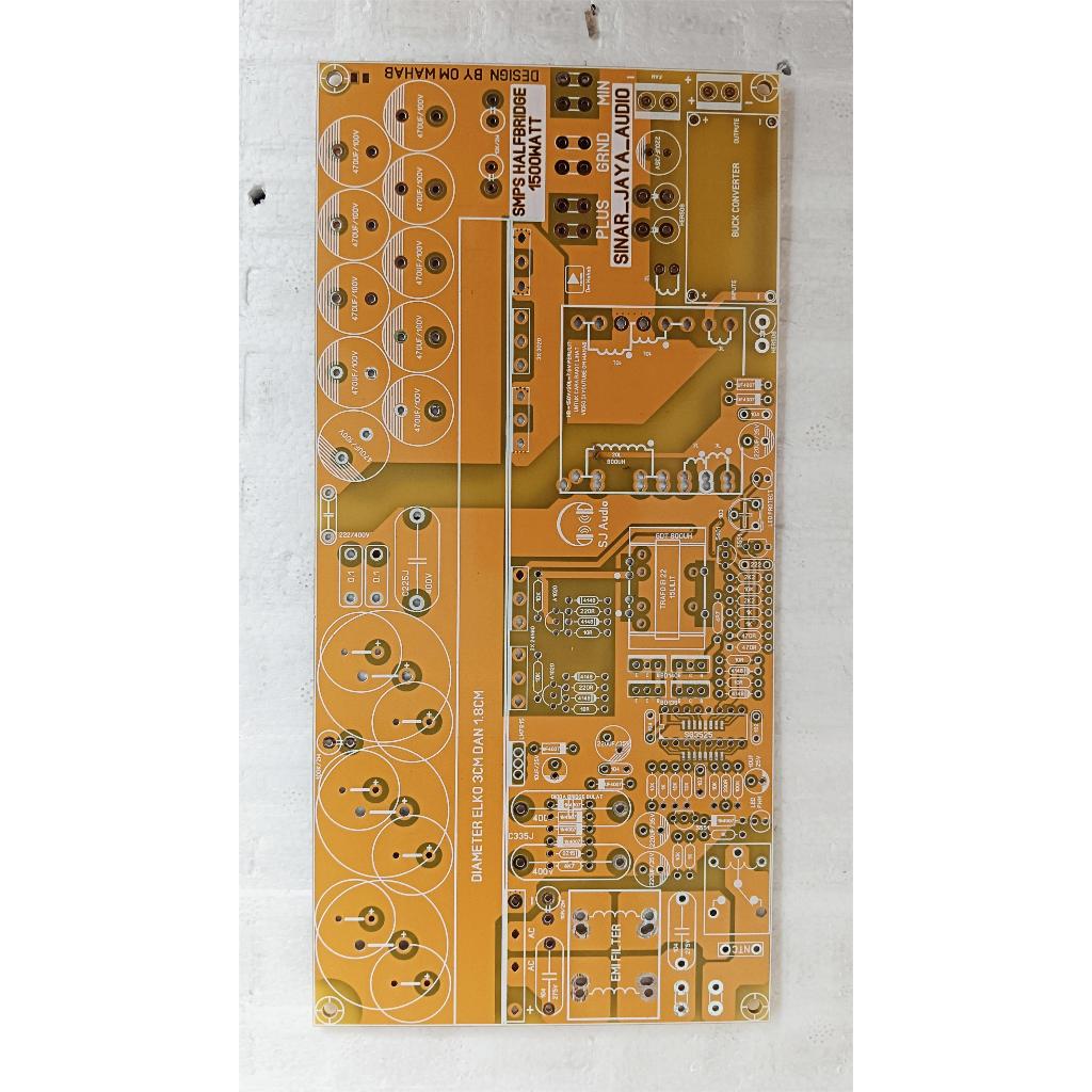 PCB SMPS HALF BRIDGE 1500WATT 1.5KW FOR AUDIO
